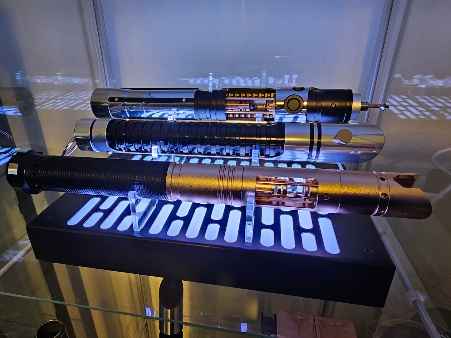 RGB Metal Display for 3 Lightsabers